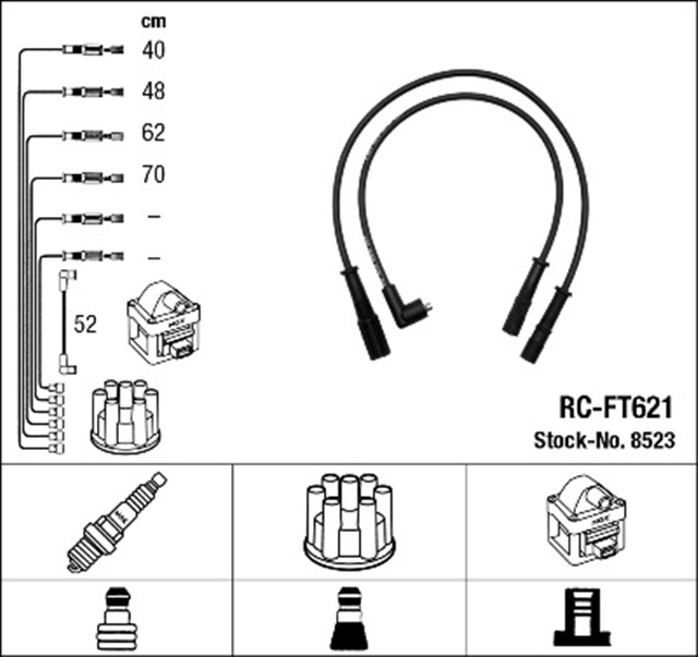 RC - FT621 ATESLEME KABLOSU