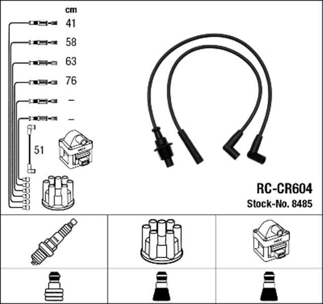 RC - CR604 ATESLEME KABLOSU