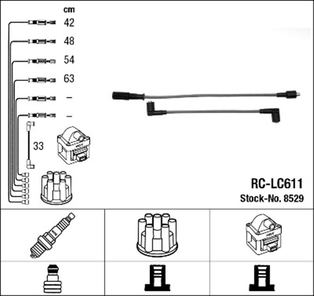 RC - LC611 ATESLEME KABLOSU