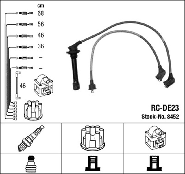 RC - DE23 ATESLEME KABLOSU