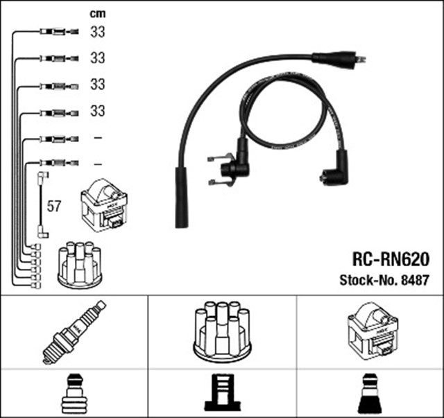 RC - RN620 ATESLEME KABLOSU