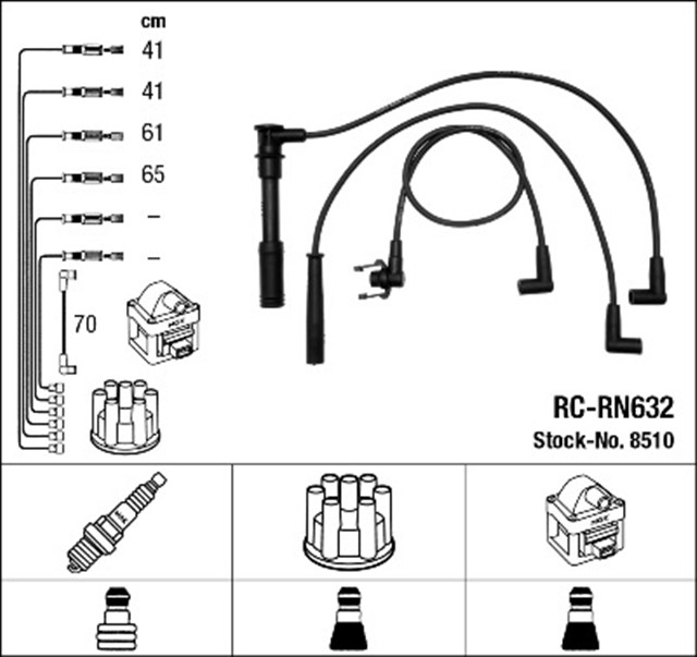 RC - RN632 ATESLEME KABLOSU
