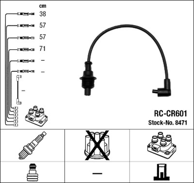RC - CR601 ATESLEME KABLOSU