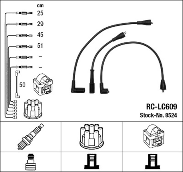 RC - LC609 ATESLEME KABLOSU