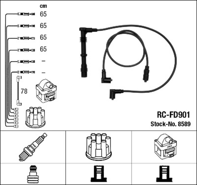 RC - FD901 ATESLEME KABLOSU
