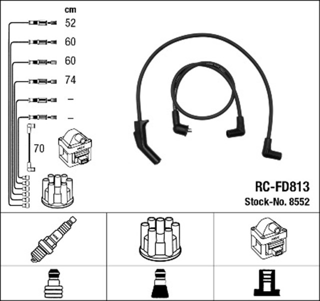 RC - FD813 ATESLEME KABLOSU