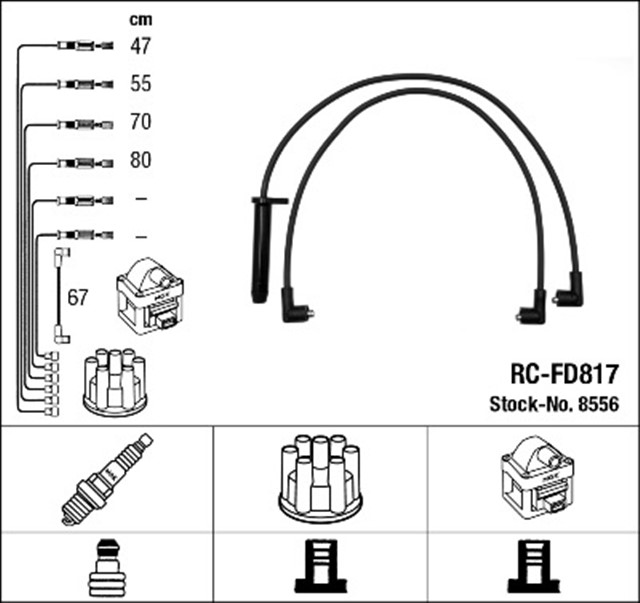 RC - FD817 ATESLEME KABLOSU