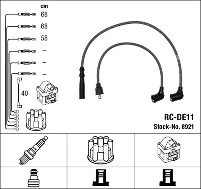 RC - DE11 ATESLEME KABLOSU
