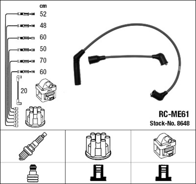 RC - ME61 ATESLEME KABLOSU