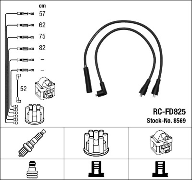 RC - FD825 ATESLEME KABLOSU