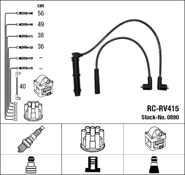 RC - RV415 ATESLEME KABLOSU