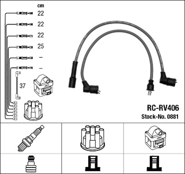 RC - RV406 ATESLEME KABLOSU