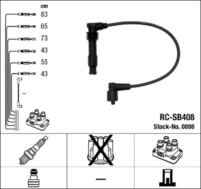 RC - SB408 ATESLEME KABLOSU