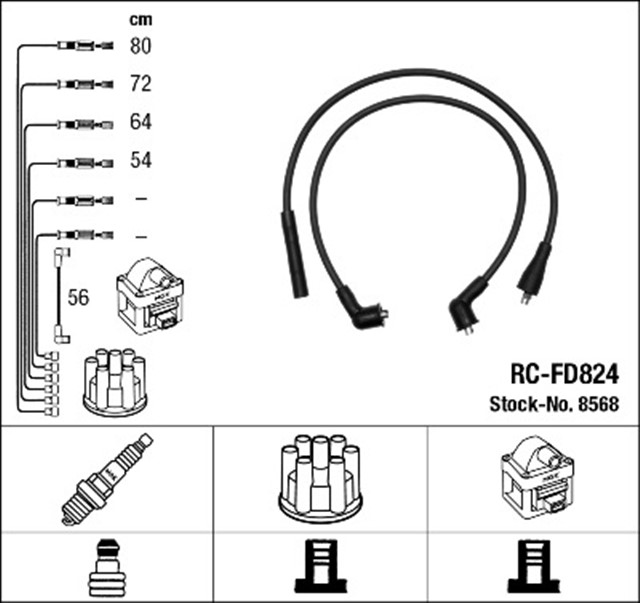 RC - FD824 ATESLEME KABLOSU
