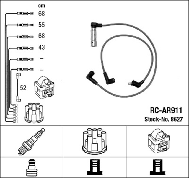 RC - AR911 ATESLEME KABLOSU