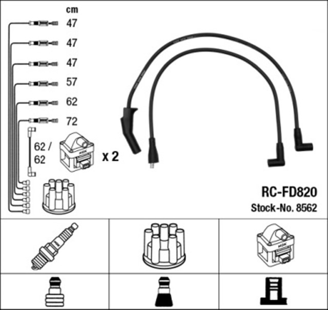 RC - FD820 ATESLEME KABLOSU