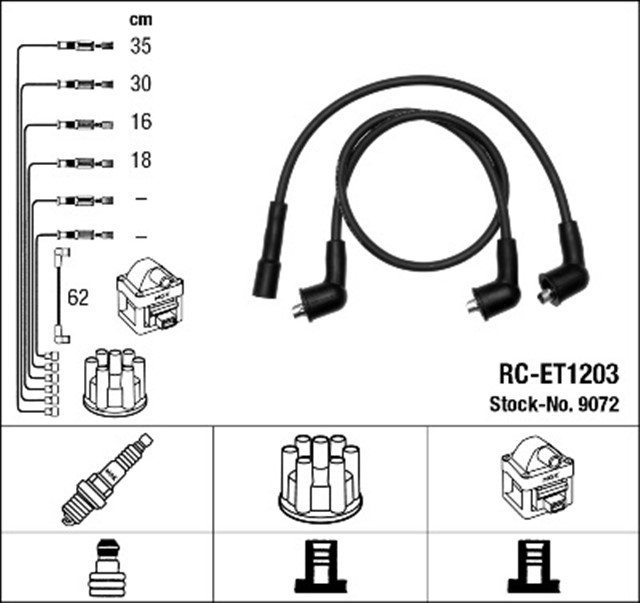 RC - ET1203 ATESLEME KABLOSU