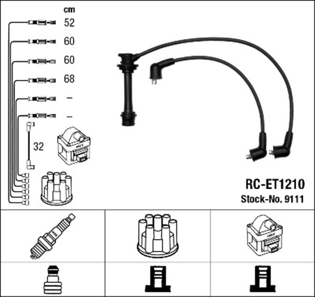 RC - ET1210 ATESLEME KABLOSU