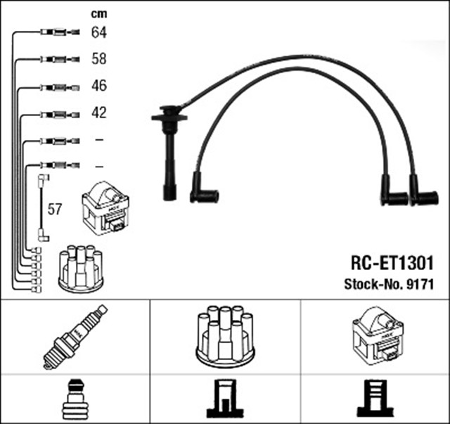 RC - ET1301 ATESLEME KABLOSU