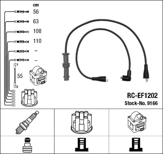 RC - EF1202 ATESLEME KABLOSU