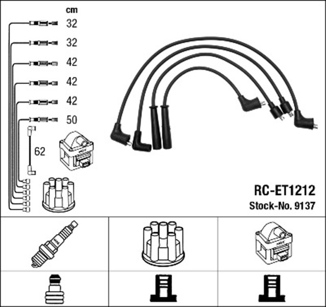 RC - ET1212 ATESLEME KABLOSU
