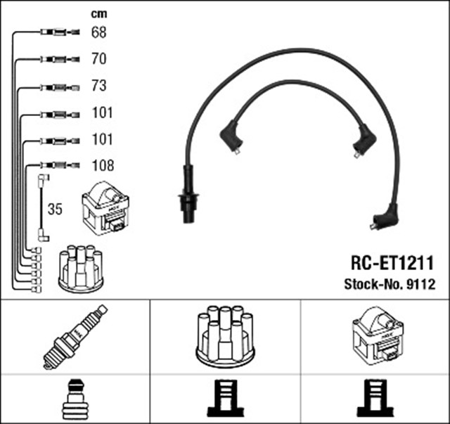 RC - ET1211 ATESLEME KABLOSU
