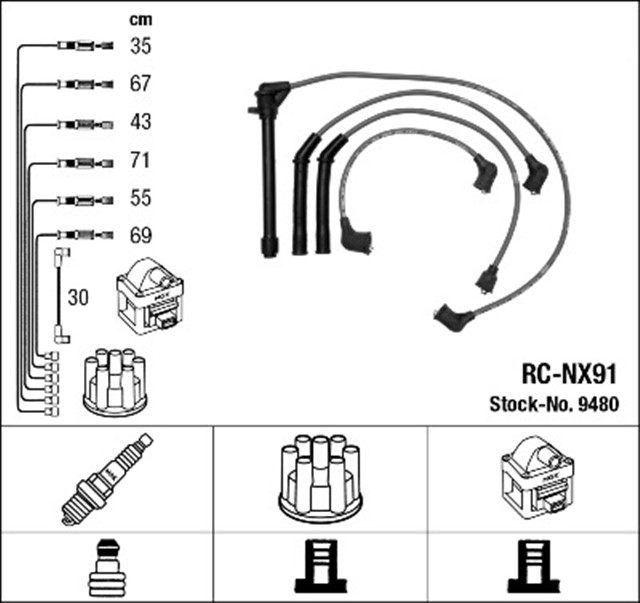 RC - NX91 ATESLEME KABLOSU