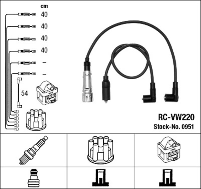 RC - VW220 ATESLEME KABLOSU