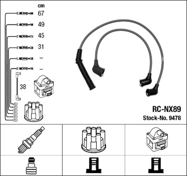 RC - NX89 ATESLEME KABLOSU