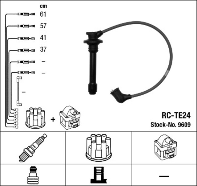 RC - TE24 ATESLEME KABLOSU COROLLA 87 - 95