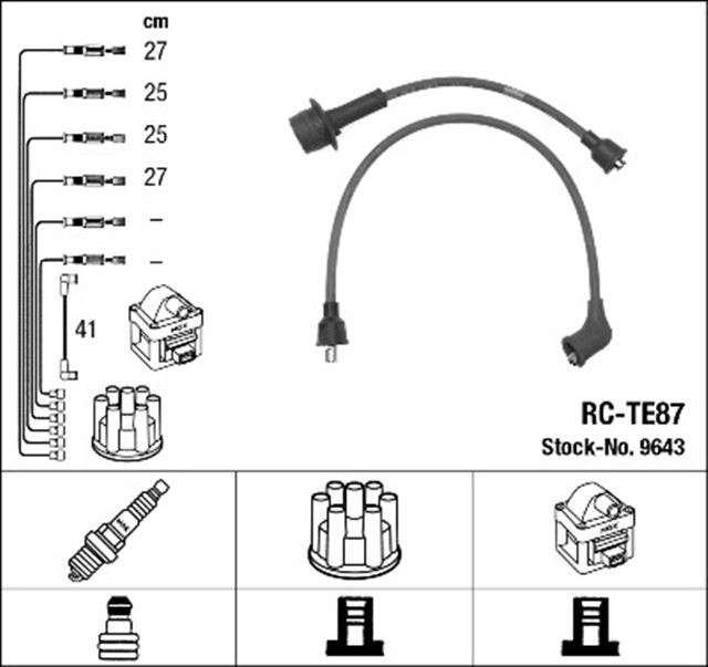RC - TE87 ATESLEME KABLOSU