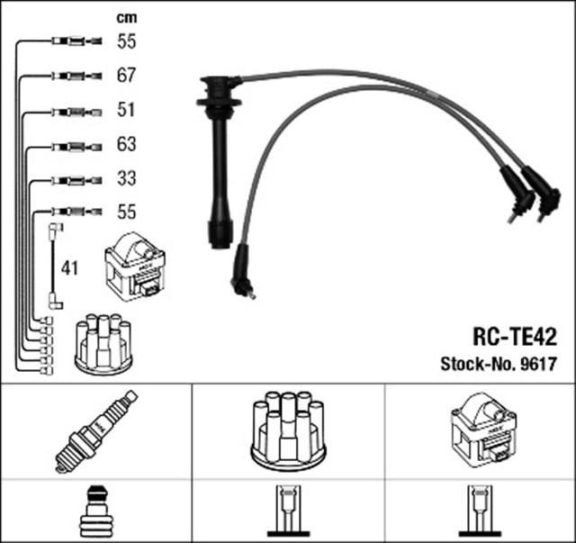 RC - TE42 ATESLEME KABLOSU