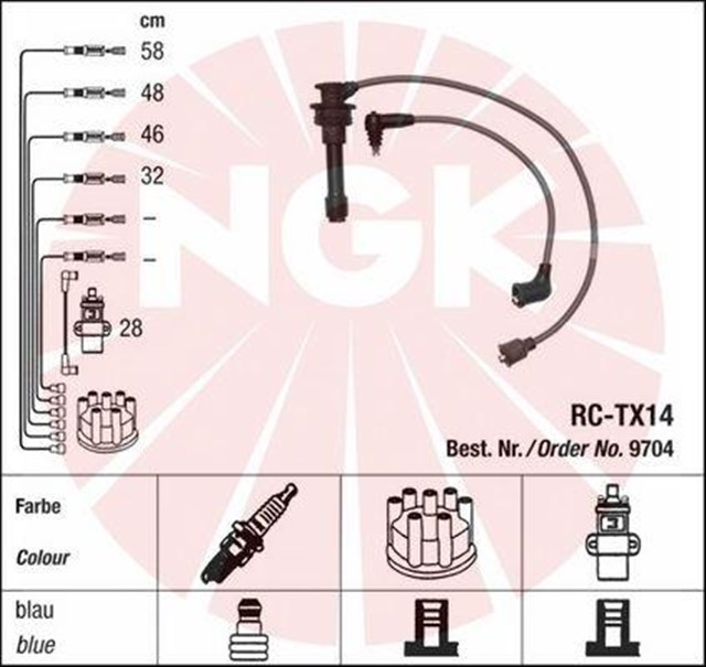 RC - TX14 ATESLEME KABLOSU