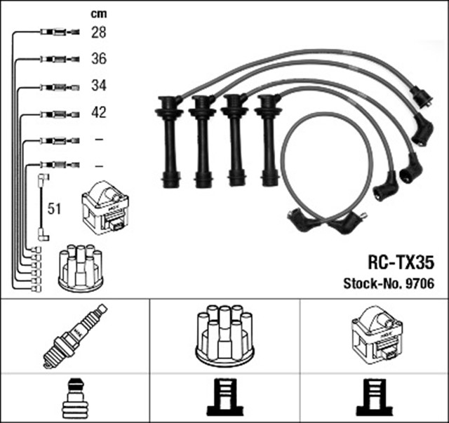 RC - TX35 ATESLEME KABLOSU