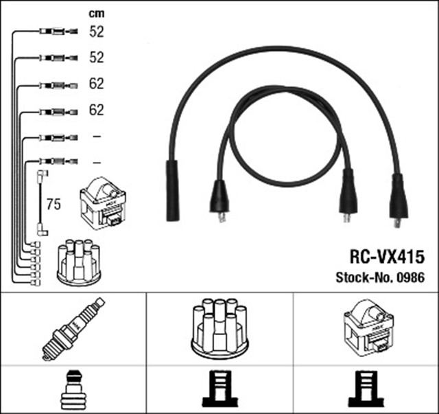 RC - VX415 ATESLEME KABLOSU