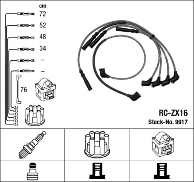 RC - ZX16 ATESLEME KABLOSU
