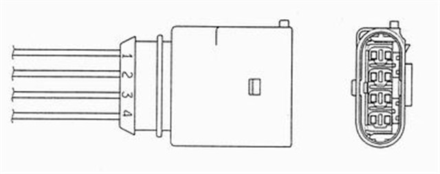 OZA510 - V3 OKSIJEN SENSORU NGK - 0413/NGK - 0474/NGK - 1789/NGK - 1808