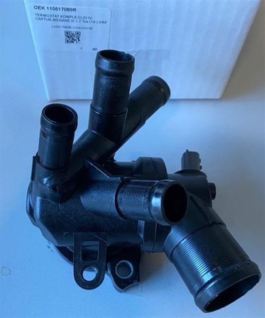 TERMOSTAT 95 C KOMPLE RENAULT CLIO IV 12 CAPTUR 13 MEGANE IV 15 DACIA DUSTER 13 DOKKER 12 NISSAN QASHQAI II J11 15 1.2 TCE H5F