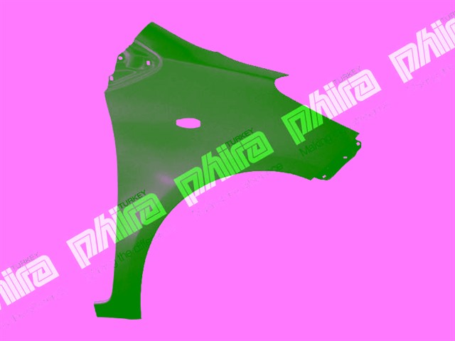 CAMURLUK ON SAG SINYAL DELIKLI SAC TOYOTA YARIS 2006 - 2011