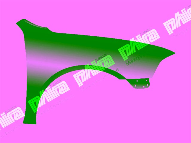 CAMURLUK ON SAG SAC SKODA OCTAVIA 2004 - 2008