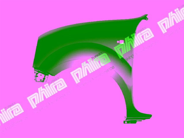 CAMURLUK ON SOL SINYAL DELIKLI SAC RENAULT KANGOO 1998 - 2003