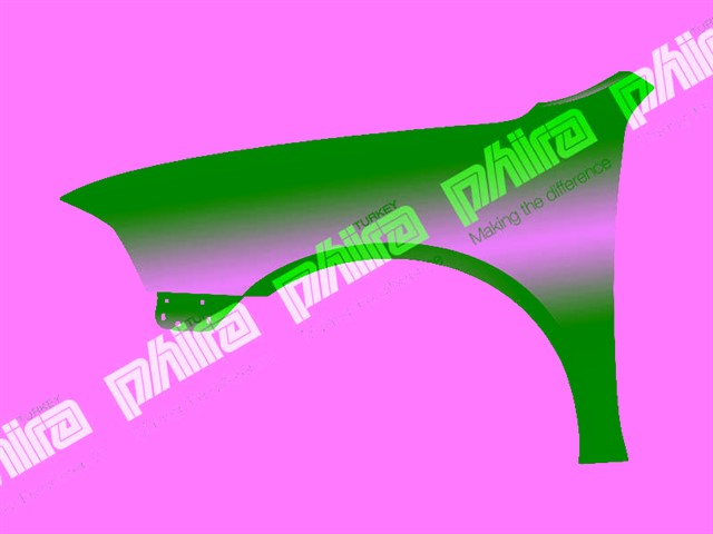 CAMURLUK ON SOL SAC SKODA OCTAVIA 2004 - 2008