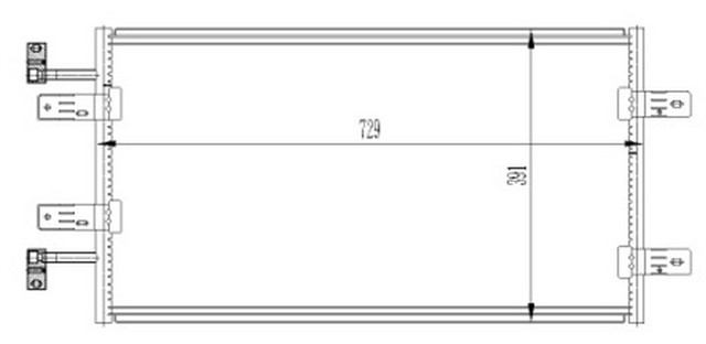 KLIMA KONDENSERI TRAFIC II 2.0 - 2.5 DCI VIVARO 2.0 - 2.5 CDTI 01 OTO. - MEK.