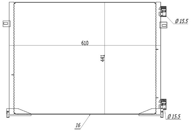 KLIMA KONDENSERI TRAFIC II 01 OPEL VIVARO 1.9 DTI 2.0 CDTI OTO. - MEK.