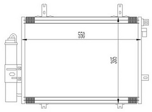 KLIMA KONDENSERI KNG 1.2I 16V - 1.5DCI 98 OTO. - MEK.