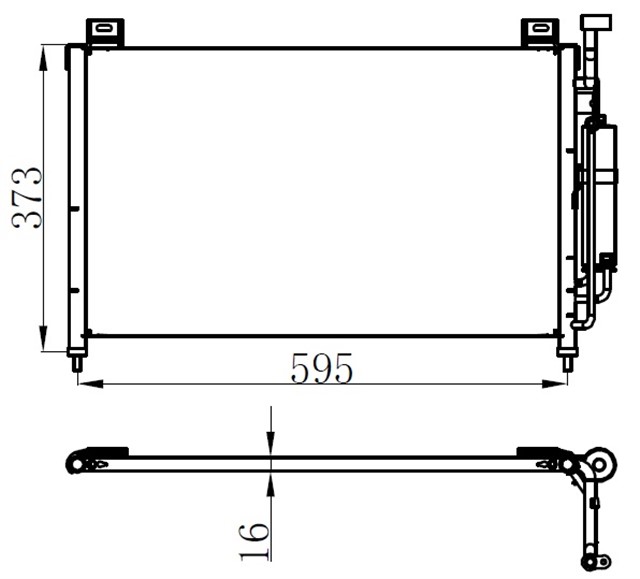 KLIMA KONDENSERI MAZDA II 1.3I - 1.5I 07