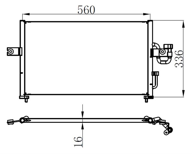 X KLIMA KONDANSERI ACCENT 1.5I 96