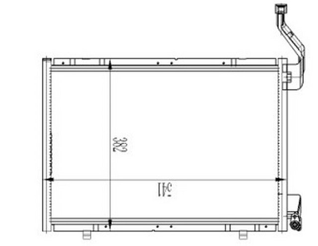 KLIMA KONDENSERI FORD FIESTA VI 1.6TDCI 08 OTO. - MEK.