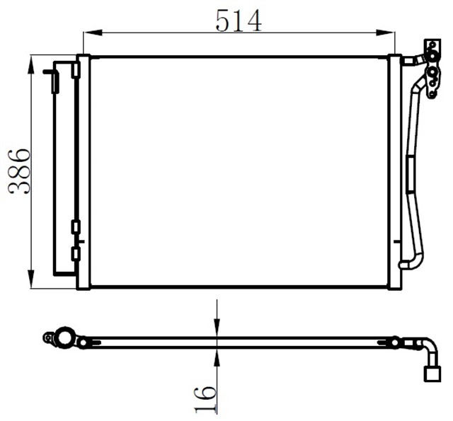 KLIMA RADYATORU BMW M54 M57 N X5 E53