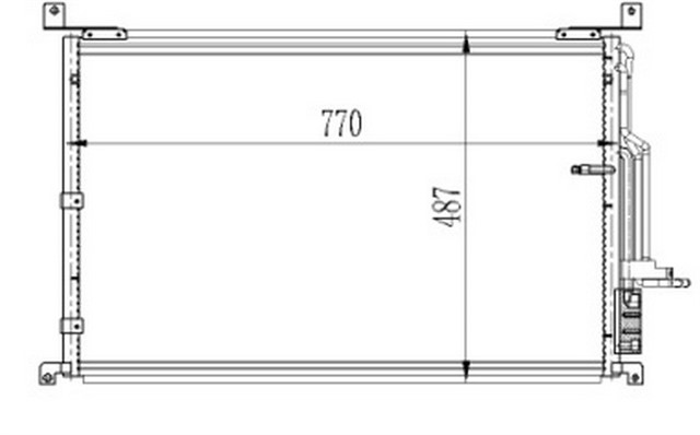 KLIMA KONDENSERI AUDI A8 2.8FSI - 3.0I - 3.0TDI - 3.2I - 3.7I - 4.0TDI - 4.2I - 4.2TDI 03 OTO. - MEK.